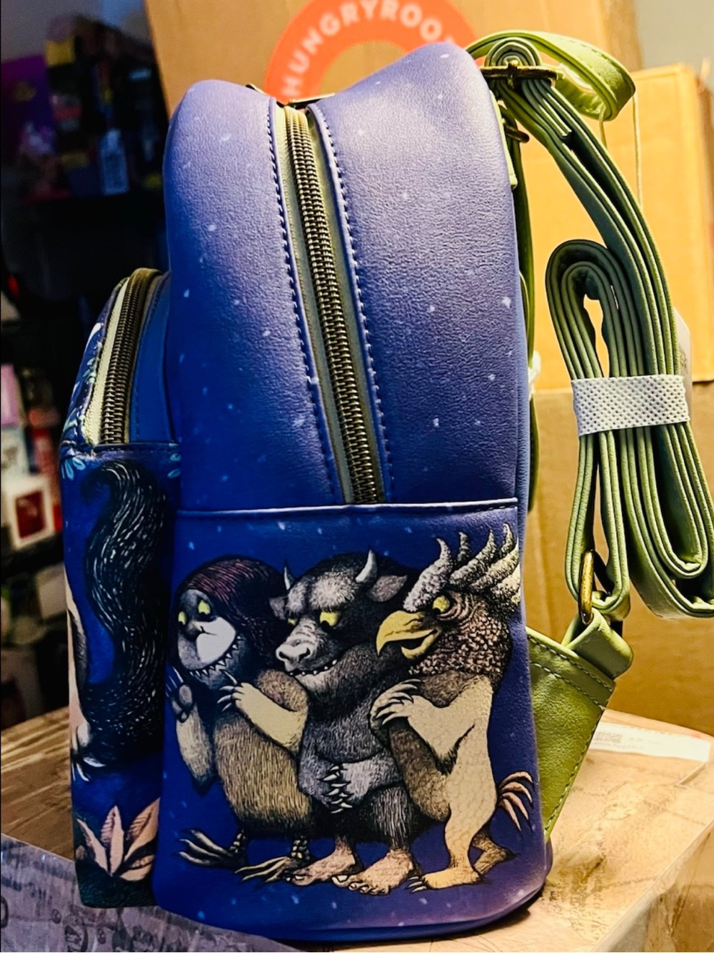 Loungefly Purple Where The Wild Things Are Mini Backpack - Picture 4 of 6